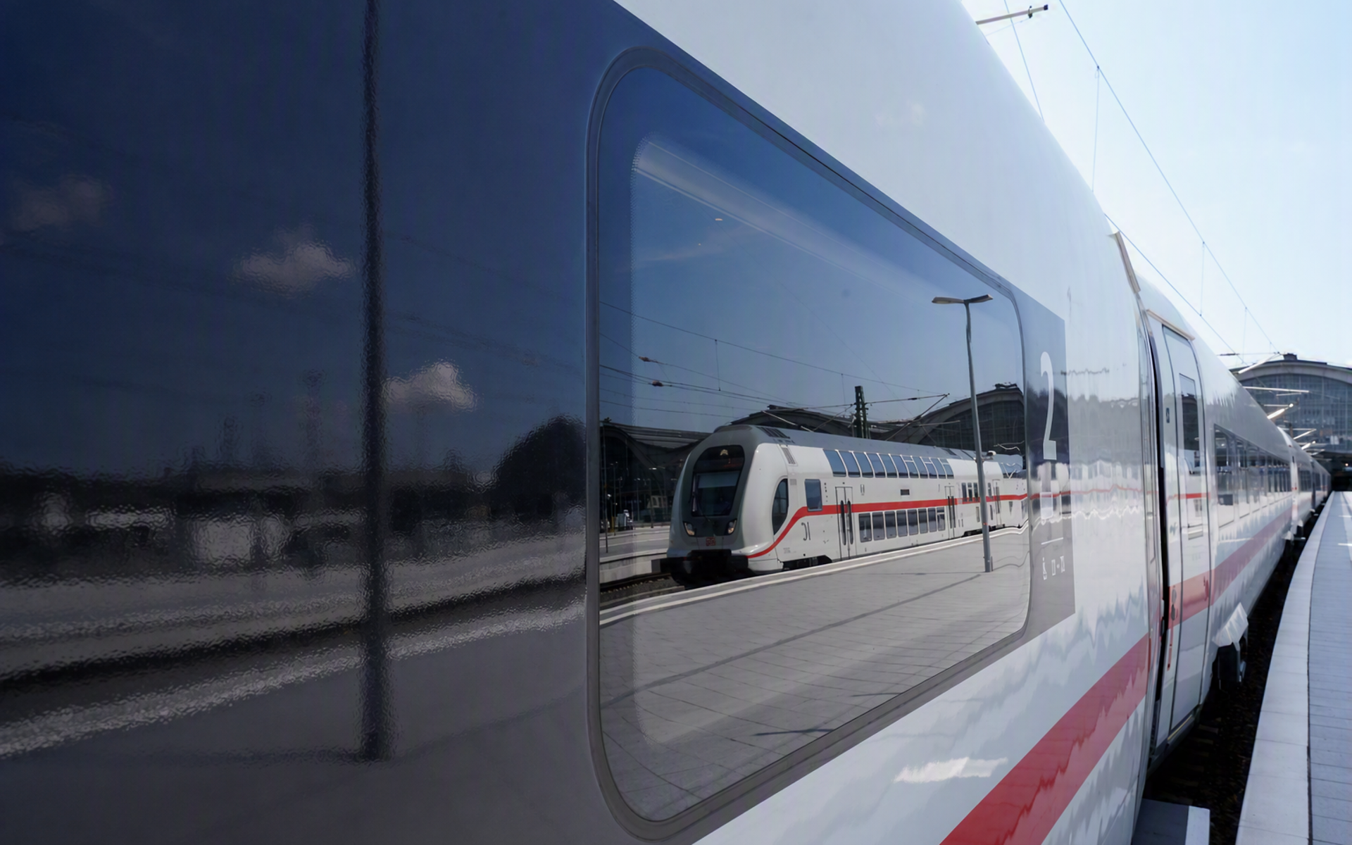 Unterwegs mit Bahnstrom.
