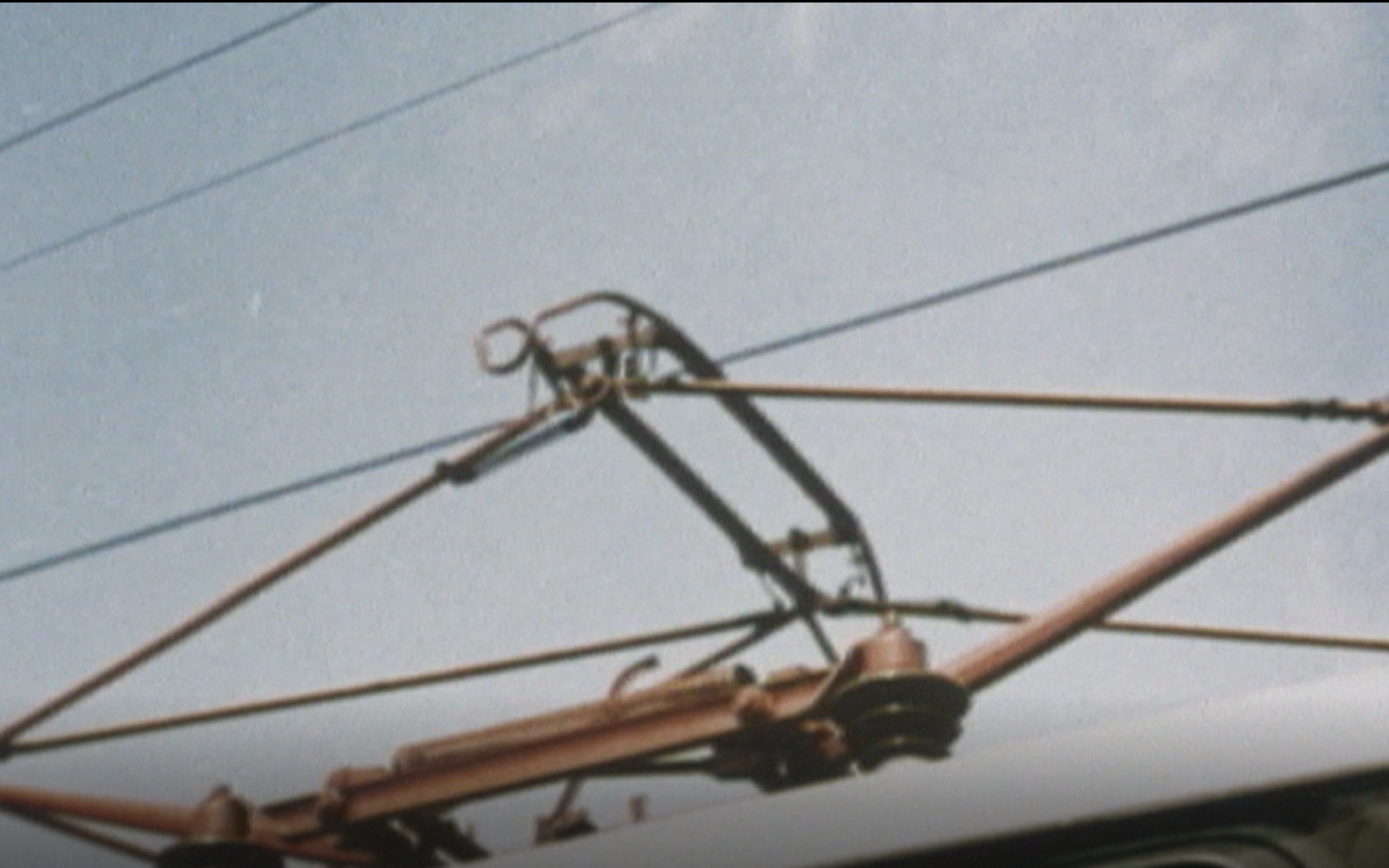 Historischer Stromabnehmer Zug