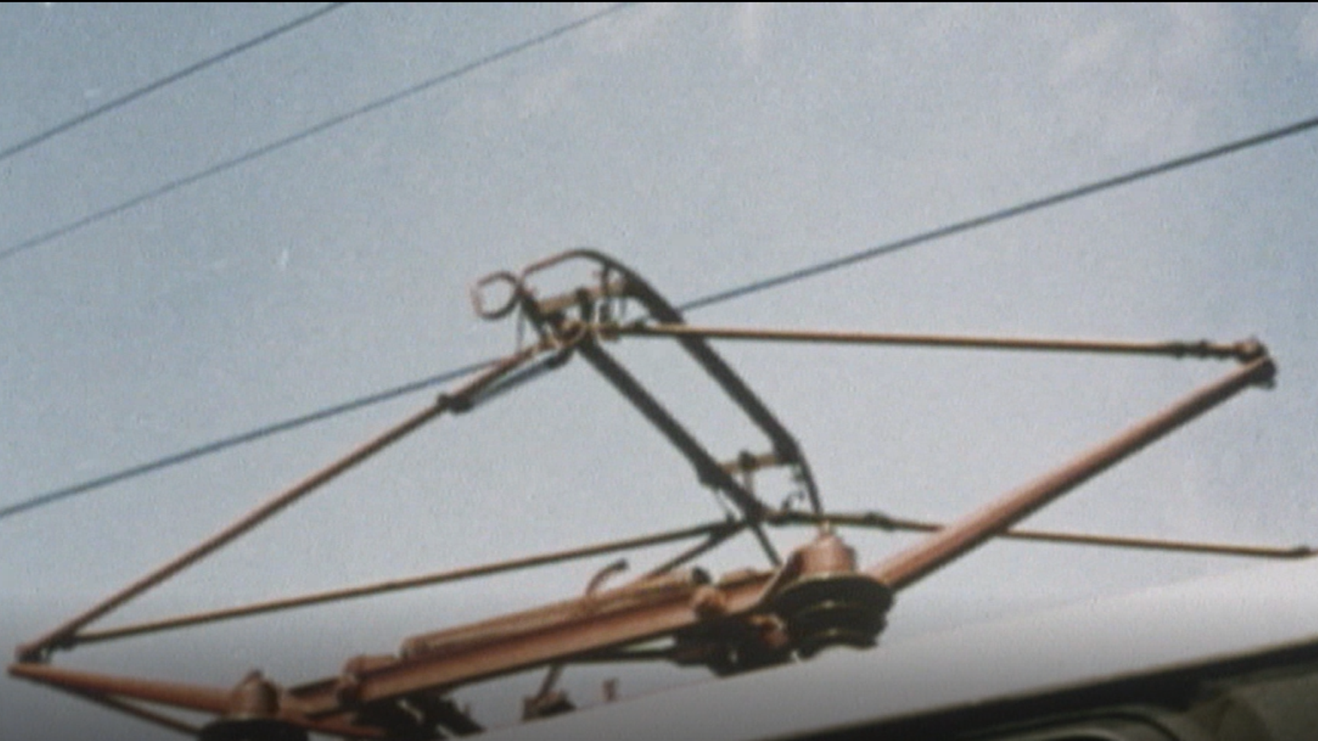 Historischer Stromabnehmer Zug
