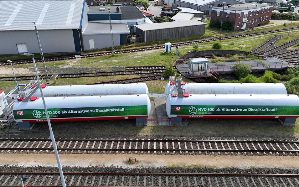 Schienentankstelle für HVO 100 in Aulendorf